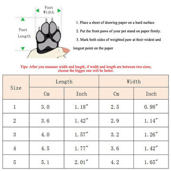 Най-продавани топли зимни обувки за домашни любимци за малки кучета Нехлъзгащи се ботуши за сняг за кучета и котки Чихуахуа Обувки за ши-тцу mascotas Zapatos Perro