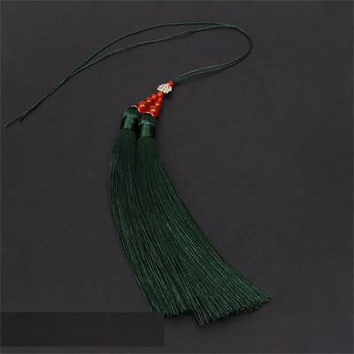 2-4 db poliészter selyem lótusz dupla bojt csecsebecse barkácsolás könyvjelző kézzel készített anyagok ékszertáska dekoráció rojt medálok kiegészítők