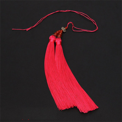 2-4 db poliészter selyem lótusz dupla bojt csecsebecse barkácsolás könyvjelző kézzel készített anyagok ékszertáska dekoráció rojt medálok kiegészítők