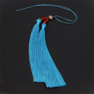 2-4 db poliészter selyem lótusz dupla bojt csecsebecse barkácsolás könyvjelző kézzel készített anyagok ékszertáska dekoráció rojt medálok kiegészítők