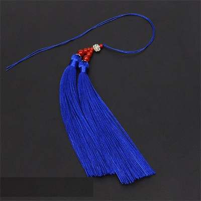 2-4 db poliészter selyem lótusz dupla bojt csecsebecse barkácsolás könyvjelző kézzel készített anyagok ékszertáska dekoráció rojt medálok kiegészítők