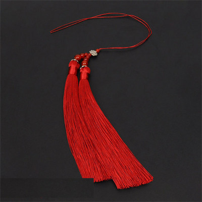 2-4 db poliészter selyem lótusz dupla bojt csecsebecse barkácsolás könyvjelző kézzel készített anyagok ékszertáska dekoráció rojt medálok kiegészítők