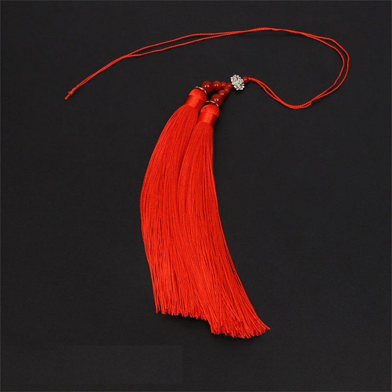 2-4 db poliészter selyem lótusz dupla bojt csecsebecse barkácsolás könyvjelző kézzel készített anyagok ékszertáska dekoráció rojt medálok kiegészítők