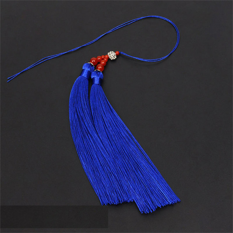 2-4 db poliészter selyem lótusz dupla bojt csecsebecse barkácsolás könyvjelző kézzel készített anyagok ékszertáska dekoráció rojt medálok kiegészítők