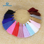 WFFNNKC 20GAB poliestera kokvilnas pušķis DIY apdares apģērbi aizkari rotaslietas dekors piekarināms gredzens bārkstis soma atslēgu piekariņš kulonu aksesuārs