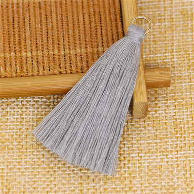 WFFNNKC 20GAB poliestera kokvilnas pušķis DIY apdares apģērbi aizkari rotaslietas dekors piekarināms gredzens bārkstis soma atslēgu piekariņš kulonu aksesuārs