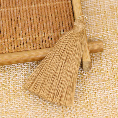 WFFNNKC 20GAB poliestera kokvilnas pušķis DIY apdares apģērbi aizkari rotaslietas dekors piekarināms gredzens bārkstis soma atslēgu piekariņš kulonu aksesuārs