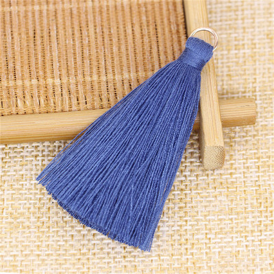 WFFNNKC 20GAB poliestera kokvilnas pušķis DIY apdares apģērbi aizkari rotaslietas dekors piekarināms gredzens bārkstis soma atslēgu piekariņš kulonu aksesuārs