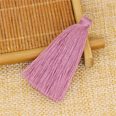 WFFNNKC 20GAB poliestera kokvilnas pušķis DIY apdares apģērbi aizkari rotaslietas dekors piekarināms gredzens bārkstis soma atslēgu piekariņš kulonu aksesuārs