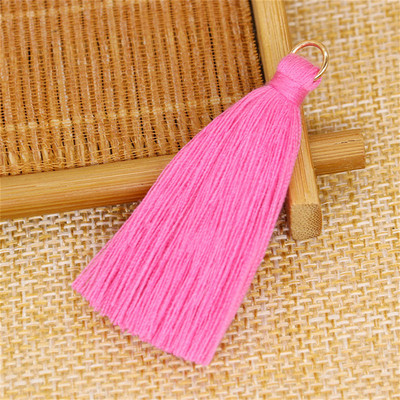 WFFNNKC 20GAB poliestera kokvilnas pušķis DIY apdares apģērbi aizkari rotaslietas dekors piekarināms gredzens bārkstis soma atslēgu piekariņš kulonu aksesuārs