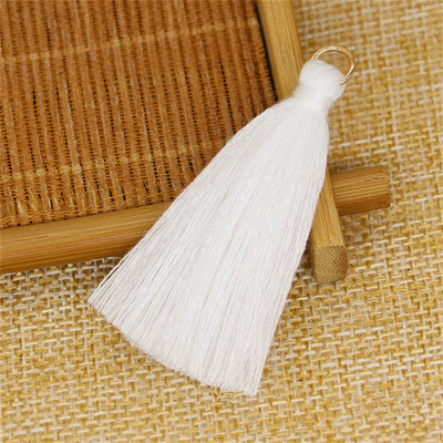 WFFNNKC 20GAB poliestera kokvilnas pušķis DIY apdares apģērbi aizkari rotaslietas dekors piekarināms gredzens bārkstis soma atslēgu piekariņš kulonu aksesuārs