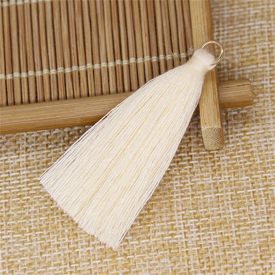 WFFNNKC 20GAB poliestera kokvilnas pušķis DIY apdares apģērbi aizkari rotaslietas dekors piekarināms gredzens bārkstis soma atslēgu piekariņš kulonu aksesuārs