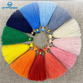 WFFNNKC 20db Arany fém akasztós gyűrű bojt díszítő medál barkács kézműves ékszer Fülbevaló ruházat rojt anyag dekor kiegészítő