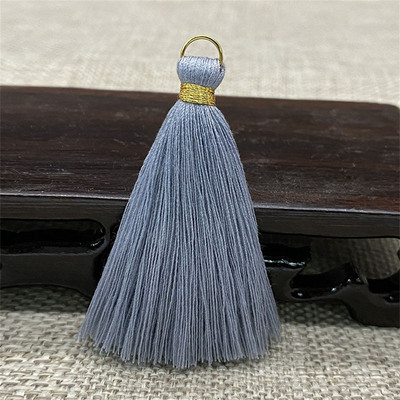 WFFNNKC 20db Arany fém akasztós gyűrű bojt díszítő medál barkács kézműves ékszer Fülbevaló ruházat rojt anyag dekor kiegészítő