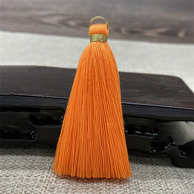 WFFNNKC 20db Arany fém akasztós gyűrű bojt díszítő medál barkács kézműves ékszer Fülbevaló ruházat rojt anyag dekor kiegészítő