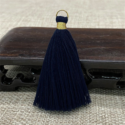 WFFNNKC 20db Arany fém akasztós gyűrű bojt díszítő medál barkács kézműves ékszer Fülbevaló ruházat rojt anyag dekor kiegészítő