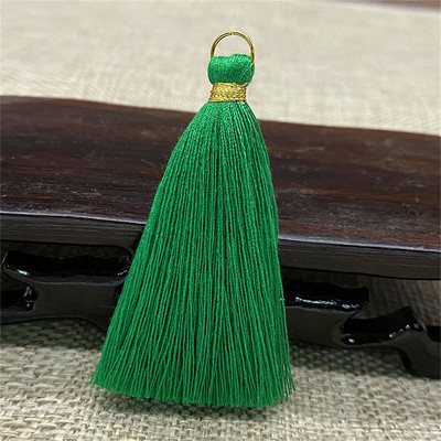 WFFNNKC 20db Arany fém akasztós gyűrű bojt díszítő medál barkács kézműves ékszer Fülbevaló ruházat rojt anyag dekor kiegészítő