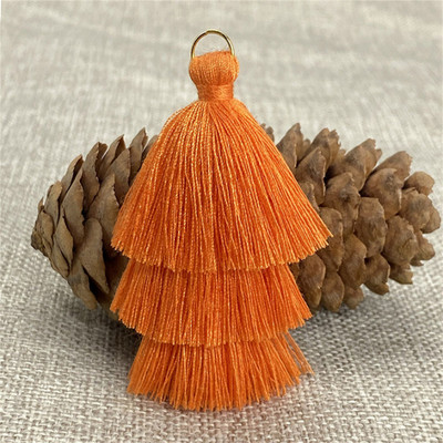 WFFNNKC 10Gb Trīs slāņu pušķis bārkstis soma Atslēgu piekariņš DIY Kuloni Aksesuāri Apdare Apģērbi Aizkari Rotaslietas Dekors Pušķi Mežģīnes