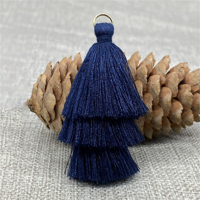 WFFNNKC 10Gb Trīs slāņu pušķis bārkstis soma Atslēgu piekariņš DIY Kuloni Aksesuāri Apdare Apģērbi Aizkari Rotaslietas Dekors Pušķi Mežģīnes