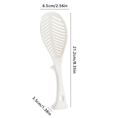 1 ΤΕΜ. Κουτάλι ρυζιού με κούφια κουκούλα τροφίμου, ανθεκτικό στη θερμότητα PP Creative Standing Τύπος Αντικολλητική σπάτουλα ρυζιού για το σπίτι