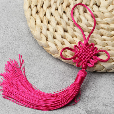 5gab 22cm ķīniešu mezgls garu pušķu piekariņi DIY amatniecības rotaslietas apģērbi auto soma Mājas dekori aksesuāri, dāvana piekarināmi bārkstis