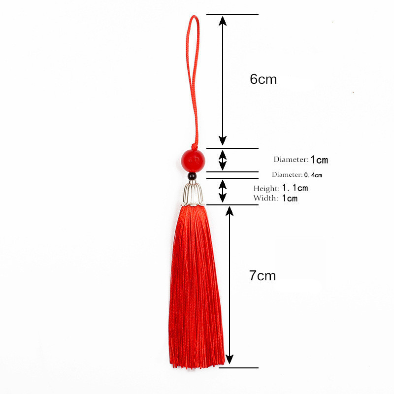 10 db Fém sapka Jade gyöngyök hosszú bojt medálok barkácsolás kézműves ékszerek ruházat autótáska lakberendezési kiegészítők lógó rojt díszítőelemek