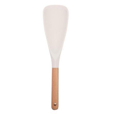 Rīsu lāpstiņas karote Silikona servēšanas karotes, kas nav ar lāpstiņu, suši lāpstiņa gatavošanas ķīniešu trauki, liekšķere Kartupeļu plīts