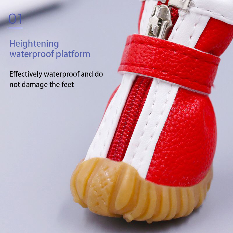 Ziemas kurpes mājdzīvniekiem maziem suņiem Siltas Čivavas apavi Rotaļzābaki Jorkas zeķes Four Seasons Mājdzīvnieku piederumi