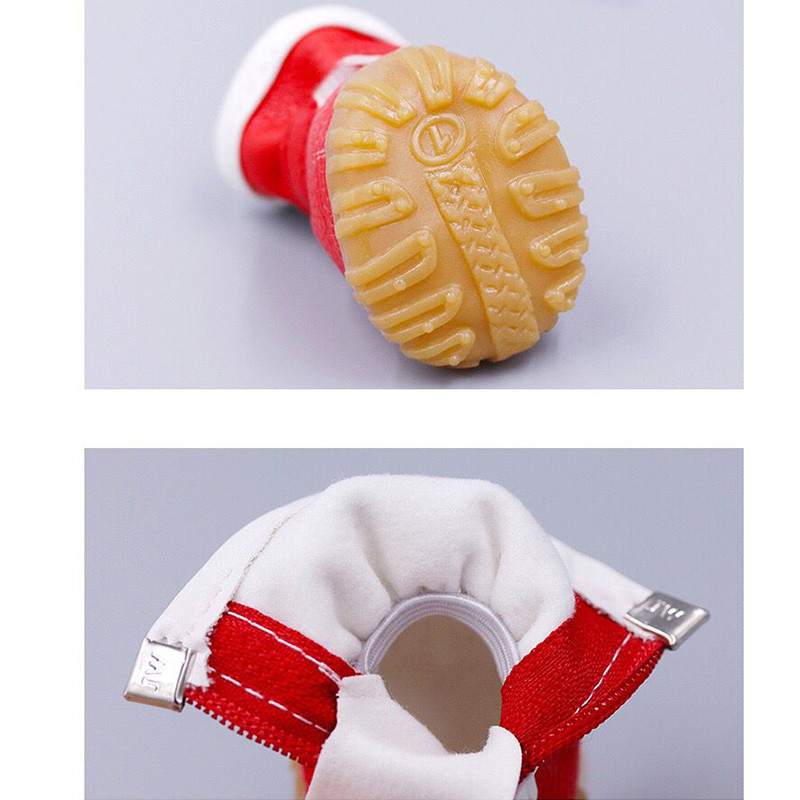 Ziemas kurpes mājdzīvniekiem maziem suņiem Siltas Čivavas apavi Rotaļzābaki Jorkas zeķes Four Seasons Mājdzīvnieku piederumi