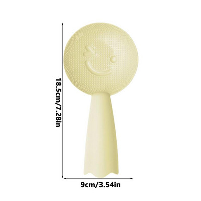 Rizskanál Kreatív Aranyos Mosolygó Arc Rizskanál Rizsfőző Kanál Spatula Rizskanál Lapát, Tapadásmentes Műanyag Konyhai Eszközök