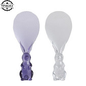 A nyúlkanál felállhat Főzőkanál Nyúl rizslapát Rizsfőző Rizskanál Kreatív tapadásmentes rizsrajzfilm rizskanál