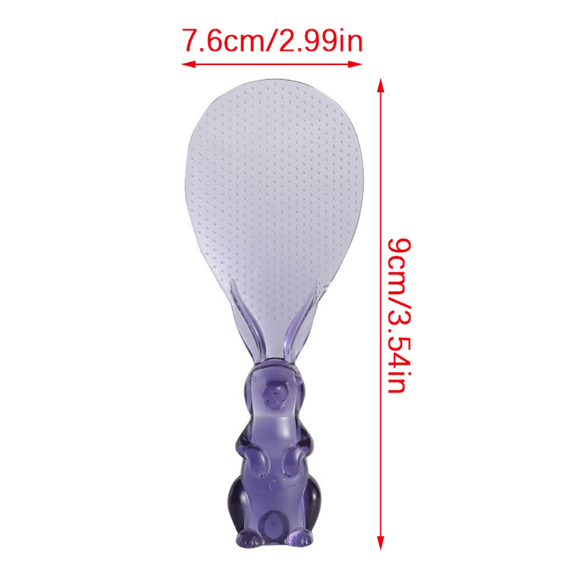 A nyúlkanál felállhat Főzőkanál Nyúl rizslapát Rizsfőző Rizskanál Kreatív tapadásmentes rizsrajzfilm rizskanál