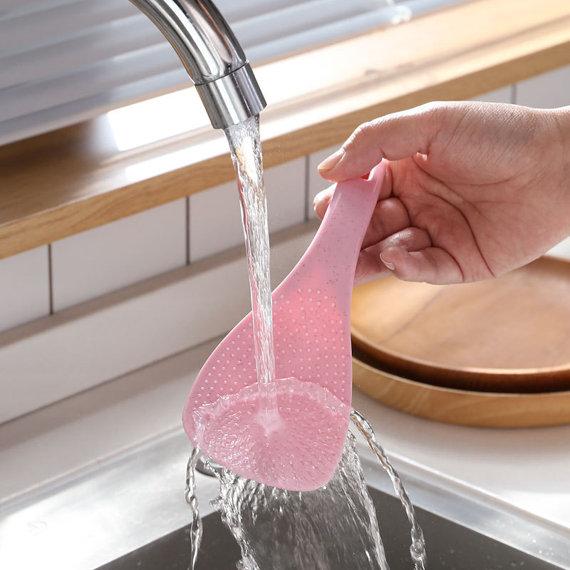 Plastmasas rīsu karote Videi Mājai Rīsu lāpstiņa virtuve Lāpstiņa Nepiedegoša rīsi Pasniegšana Ēdienu gatavošanas piederumi Rīks Galda trauki Karotes