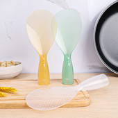 Pabaisos ryžių šaukštelis gali stovėti tiesiai Naujas mažas permatomas ryžių šaukštelis Mielas buitinis šaukštas ryžių nelipnus elektrinė viryklė