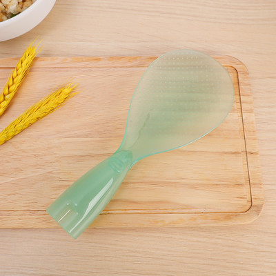 Pabaisos ryžių šaukštelis gali stovėti tiesiai Naujas mažas permatomas ryžių šaukštelis Mielas buitinis šaukštas ryžių nelipnus elektrinė viryklė