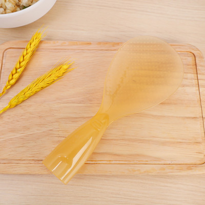 Pabaisos ryžių šaukštelis gali stovėti tiesiai Naujas mažas permatomas ryžių šaukštelis Mielas buitinis šaukštas ryžių nelipnus elektrinė viryklė