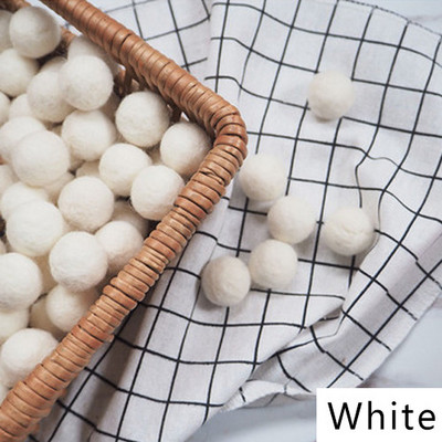 10 db/tétel 2 cm-es filcgolyók kerek pom pom gyapjú puha pompongolyók szőrmegomba plüss kézműves színes barkács kézzel készített varrás dekor kellékek