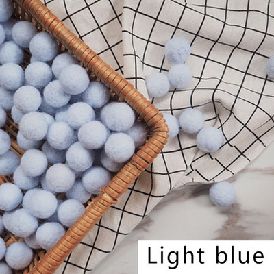 10 db/tétel 2 cm-es filcgolyók kerek pom pom gyapjú puha pompongolyók szőrmegomba plüss kézműves színes barkács kézzel készített varrás dekor kellékek