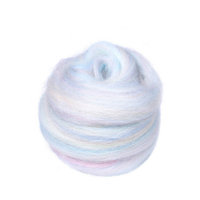 Fenrry 48 krāsas 5g/10g/20g/50g vilnas filca šķiedra, mīksta šūpojoša vilnas šķiedra DIY amatniecības adatu filcēšanas materiālu rīks iesācējiem