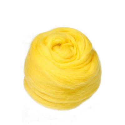 Fenrry 48 krāsas 5g/10g/20g/50g vilnas filca šķiedra, mīksta šūpojoša vilnas šķiedra DIY amatniecības adatu filcēšanas materiālu rīks iesācējiem