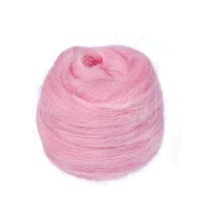 Fenrry 48 krāsas 5g/10g/20g/50g vilnas filca šķiedra, mīksta šūpojoša vilnas šķiedra DIY amatniecības adatu filcēšanas materiālu rīks iesācējiem