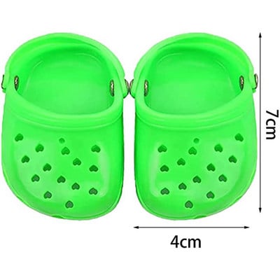 Pāris mazas, jaukas 3D mini sandales čības Plastmasas jauki pludmales apavi Croc Hole Pet Shoe suņiem aksesuāri mājdzīvnieki kucēns mājdzīvnieki mājdzīvnieku preces