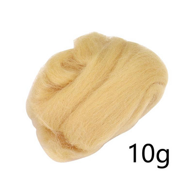 10 g gyapjúszálas filc szövet filc kézműves játékok Polár nemezelés kézműves tű nemezelő anyagok eszköz kezdőknek