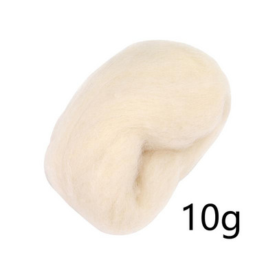 10 g gyapjúszálas filc szövet filc kézműves játékok Polár nemezelés kézműves tű nemezelő anyagok eszköz kezdőknek