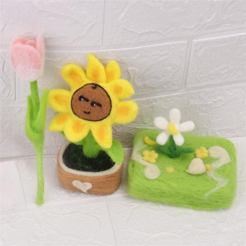 10 g gyapjúszálas filc szövet filc kézműves játékok Polár nemezelés kézműves tű nemezelő anyagok eszköz kezdőknek