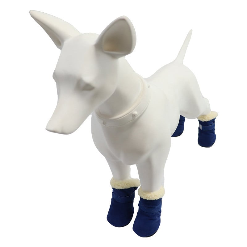 4kom/komplet Zimske cipele za pse protiv klizanja Čizme za kišu i snijeg Debela topla obuća za male mačke Štene Čivave Čarape Čizme