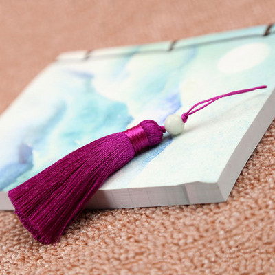 2 buc/lot 8 cm Bowler scurt grăsime ciucuri mătase franjuri breton ciucuri cheie agățat ciucuri pentru perdele accesorii de decorare a casei