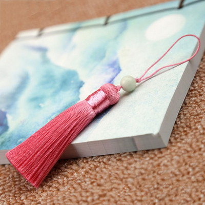 2 buc/lot 8 cm Bowler scurt grăsime ciucuri mătase franjuri breton ciucuri cheie agățat ciucuri pentru perdele accesorii de decorare a casei