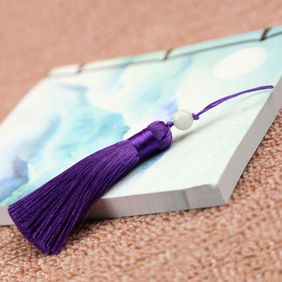 2 buc/lot 8 cm Bowler scurt grăsime ciucuri mătase franjuri breton ciucuri cheie agățat ciucuri pentru perdele accesorii de decorare a casei