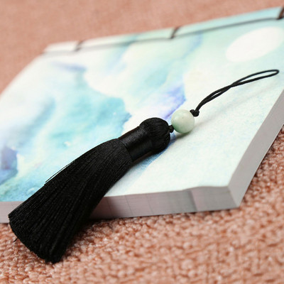 2 buc/lot 8 cm Bowler scurt grăsime ciucuri mătase franjuri breton ciucuri cheie agățat ciucuri pentru perdele accesorii de decorare a casei